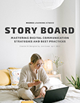 Storyboard template that titled 'Mastering Digital Communication_ Strategies and Best Practices'